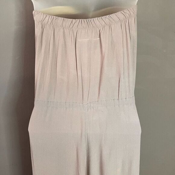MM6 Maison Martin Margiela Jumpsuit Strapless Pink 40 (US4) Italy Rayon Designer - Picture 5 of 14